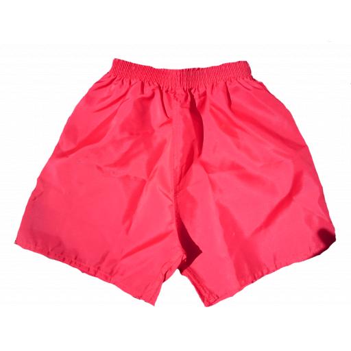 Red Nylon PE Shorts