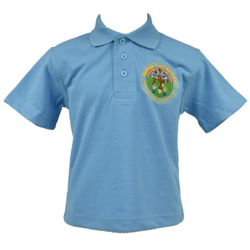 Selsted Blue school polo
