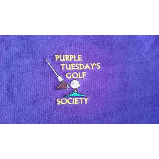 Purple Tuesday's Golf Society Polo Shirt