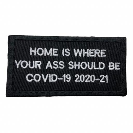 Covid Home is Patch 10cm x 5cm