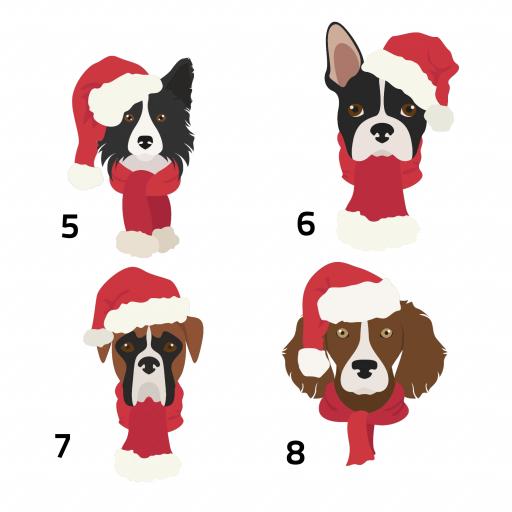 Christmas Gift Personalised Dog Santa Sack