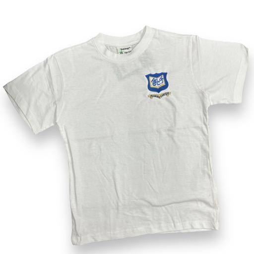 St Augustine's White PE T Shirt